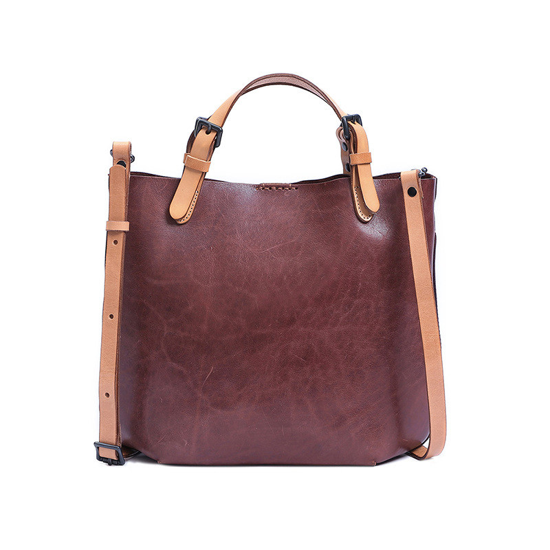 Medium leather Shopper Bag for ladies